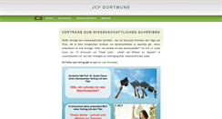 Desktop Screenshot of jcf-dortmund.de